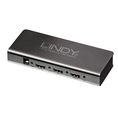LINDY 38240 - 2 Port HDMI 2.0 18G Splitter