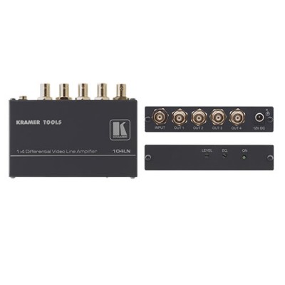 Bộ chia 1-4 và khuếch đại Composite Video Kramer 104LN