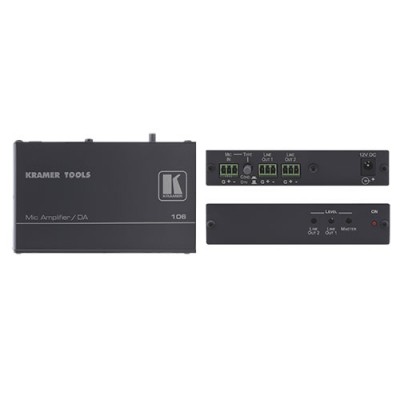 Bộ chia 1-2 và khuếch đại microphone Kramer 106