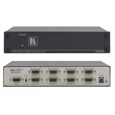 Bộ chia và khuếch đại VGA 1-8 Kramer VP-8K